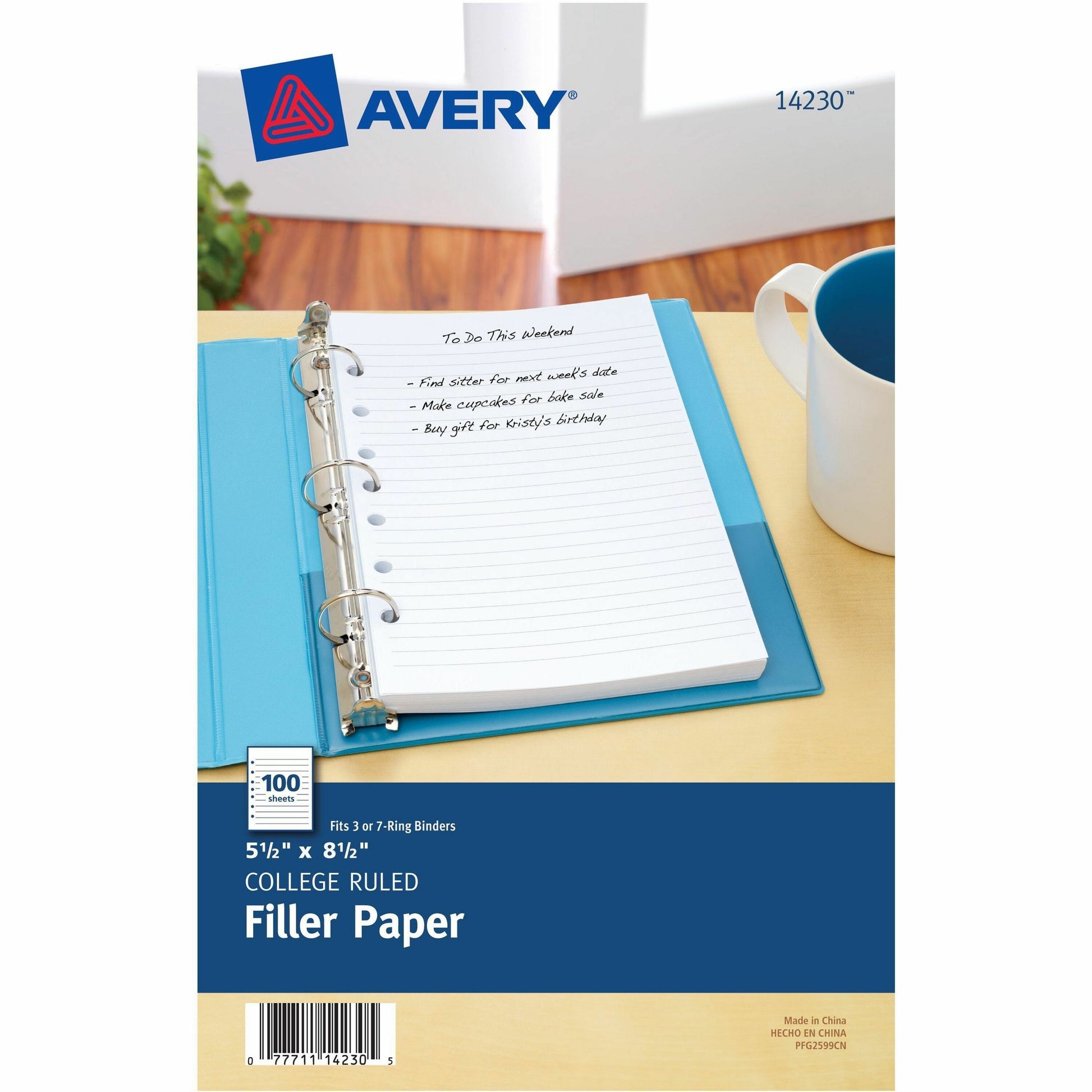 Avery&reg; Filler Paper 5½" x 8½"