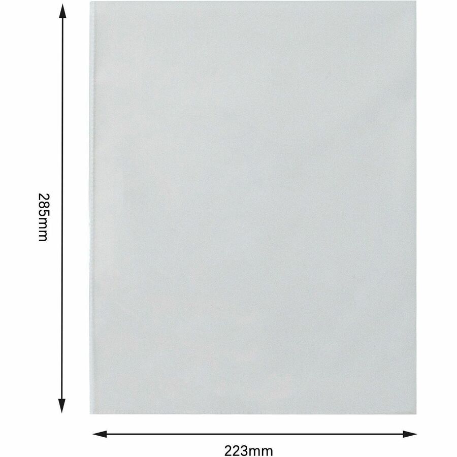 Business Source Full Sheet Top Load Poly Sheet Protectors - 37519