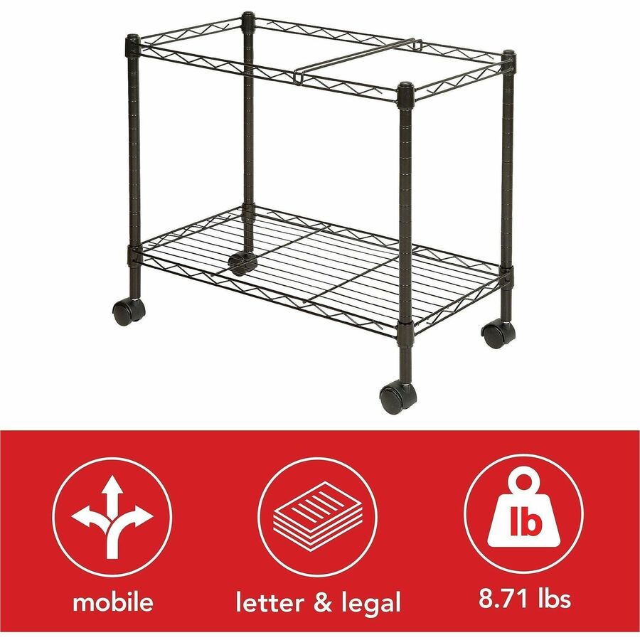 Lorell Mobile File Cart - 45651