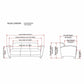 Lorell Accession Reception Sofa - 68950
