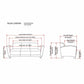 Lorell Accession Reception Sofa - 68950