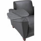 Lorell Accession Club Chair with Tablet Tray - 68953