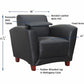 Lorell Accession Club Chair with Tablet Tray - 68953