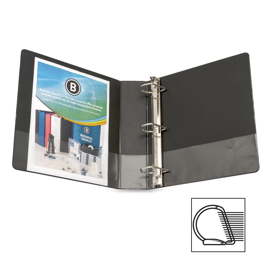Business Source Slanted D-ring Binders - 33111