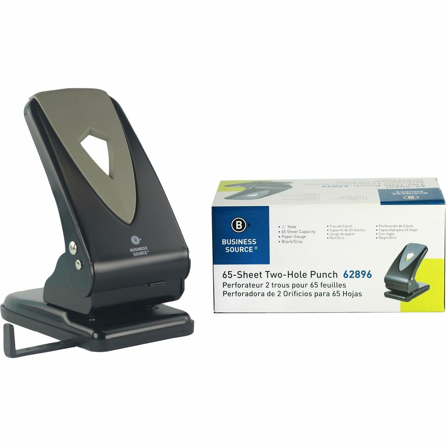 Business Source Two-hole Metal Punch - 62896