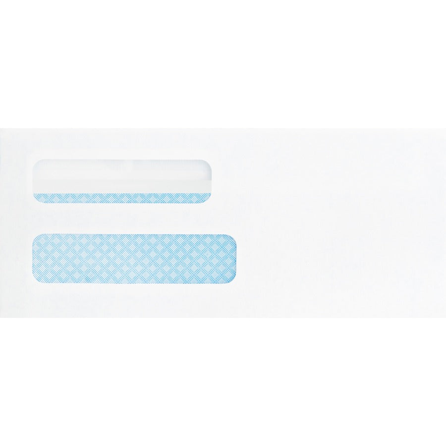 Business Source Double Window No. 8-5/8 Check Envelopes - 04650