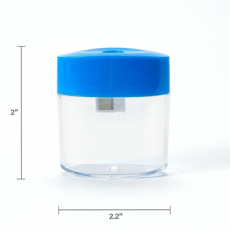 Integra Assorted Color Oval Plastic Sharpeners - 42850