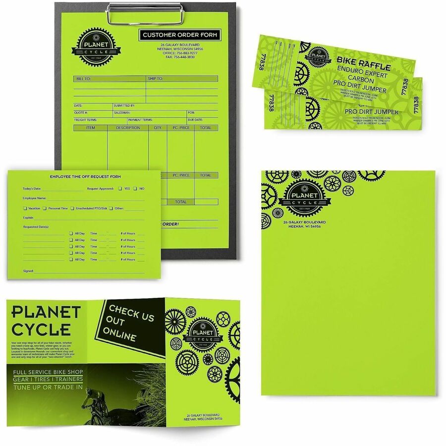 Astrobrights Color Copy Paper - Vulcan Green - 21859
