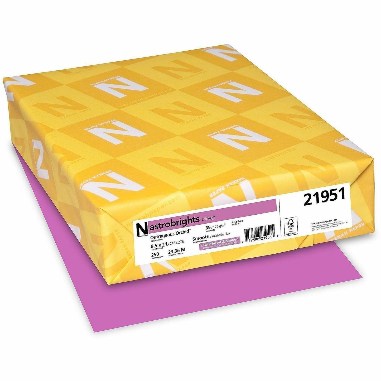 Neenah Color Cover Stock - Orchid