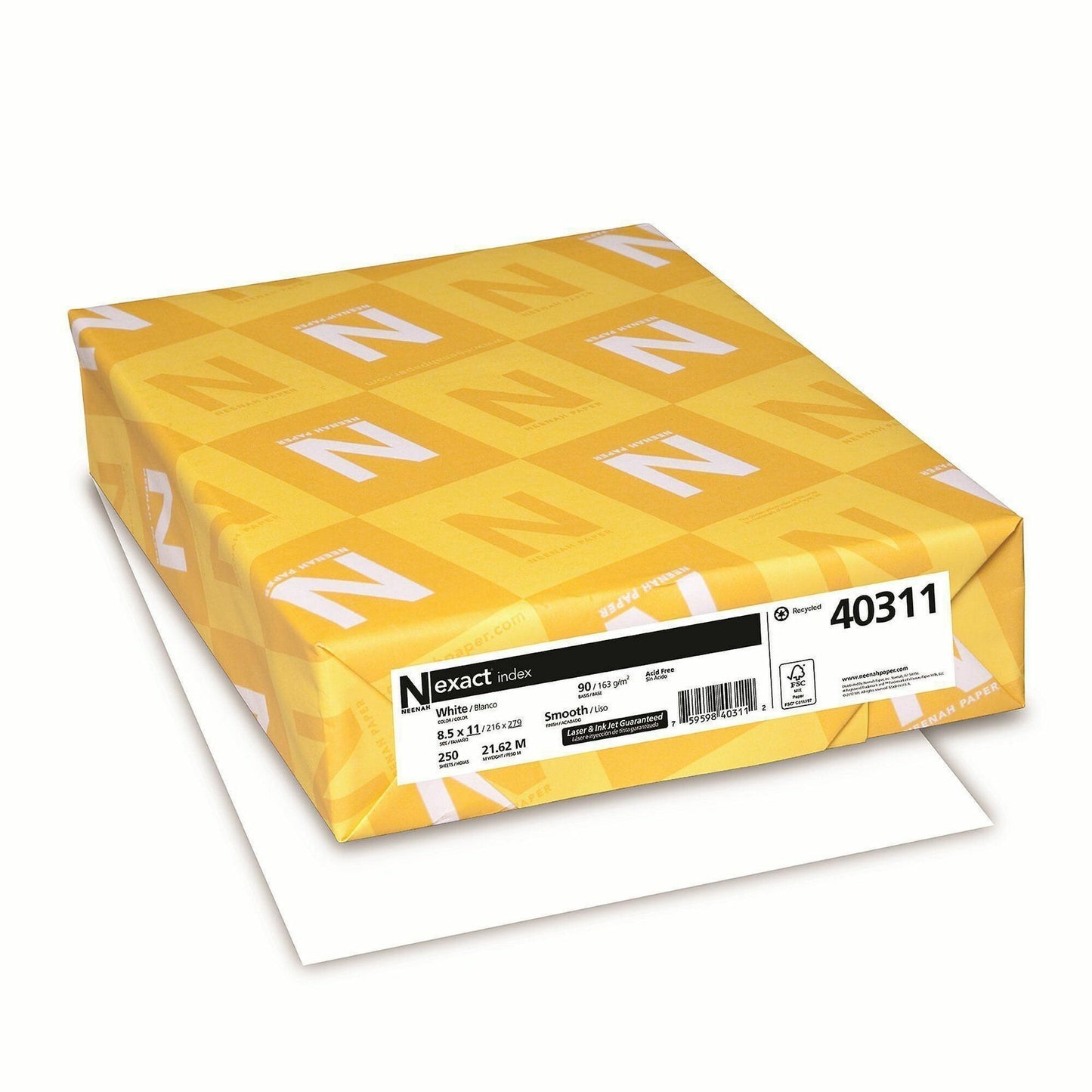 Exact Index Copy Paper - White