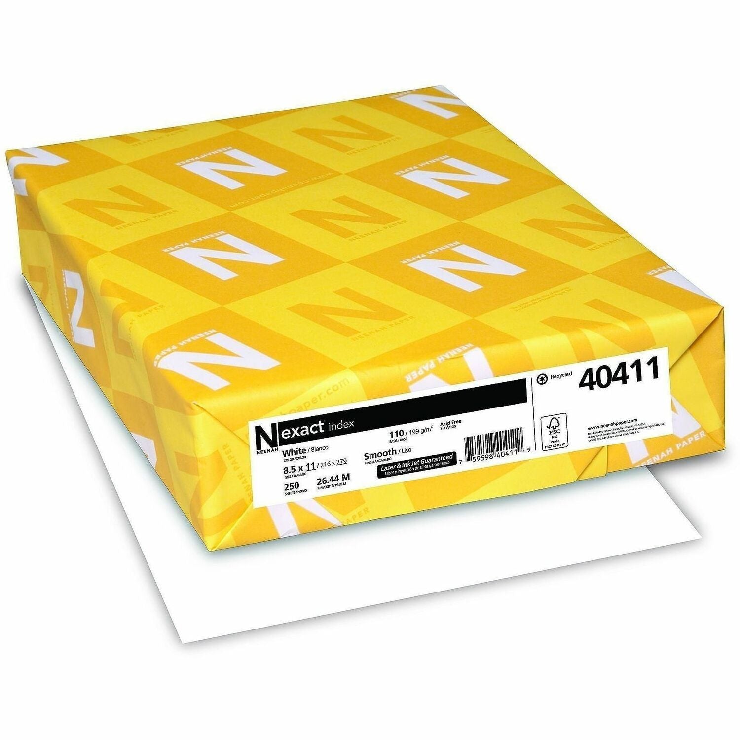 Exact Index Copy Paper Heavyweight - White