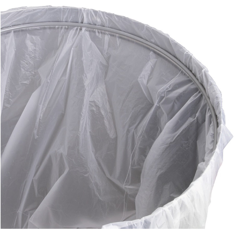 Genuine Joe 30 Gallon Stainless Steel Trash Receptacle - 58895