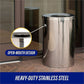Genuine Joe 30 Gallon Stainless Steel Trash Receptacle - 58895