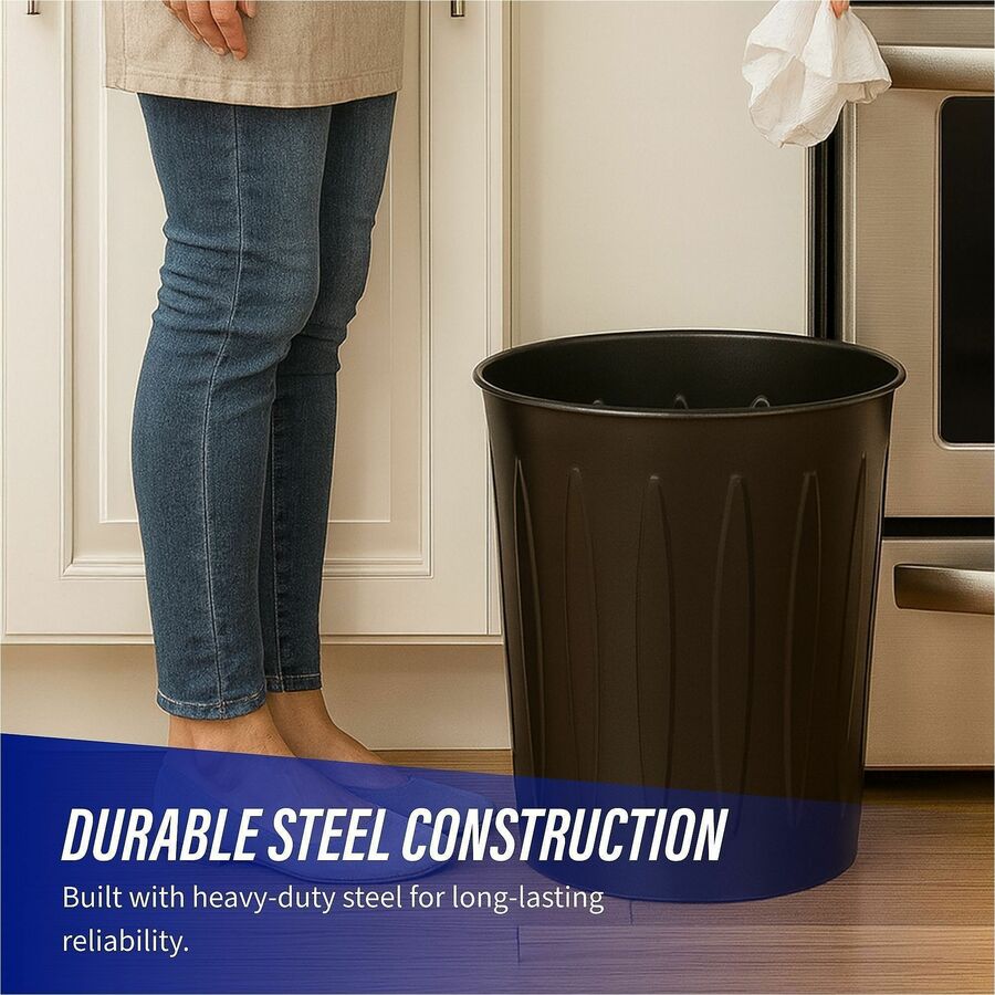 Genuine Joe 6-gallon Fire-safe Trash Can - 58897
