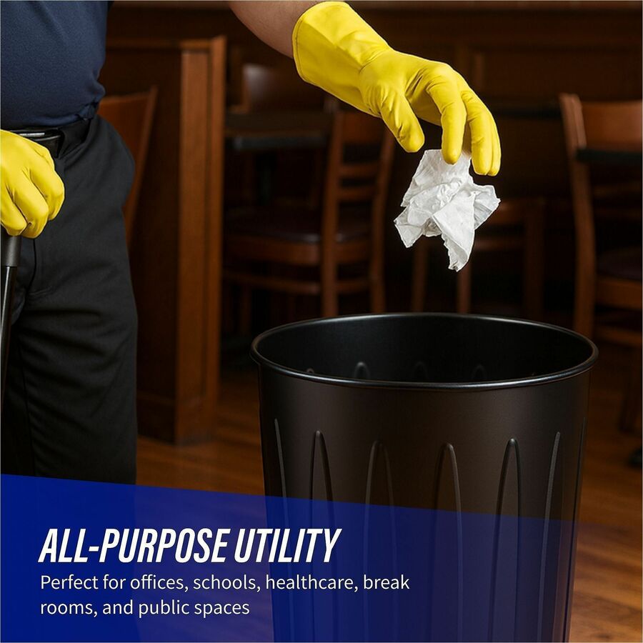 Genuine Joe 6-gallon Fire-safe Trash Can - 58897