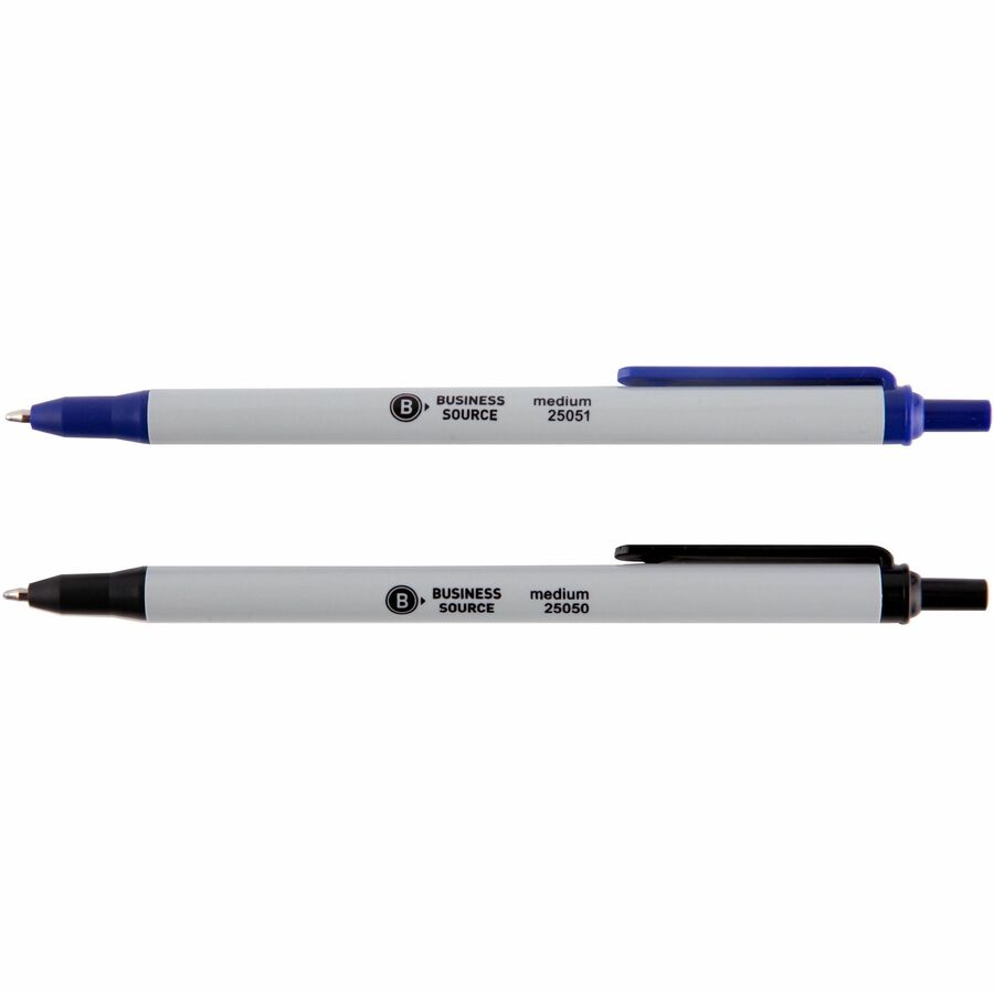 Business Source Retractable Ballpoint Pens - 25050