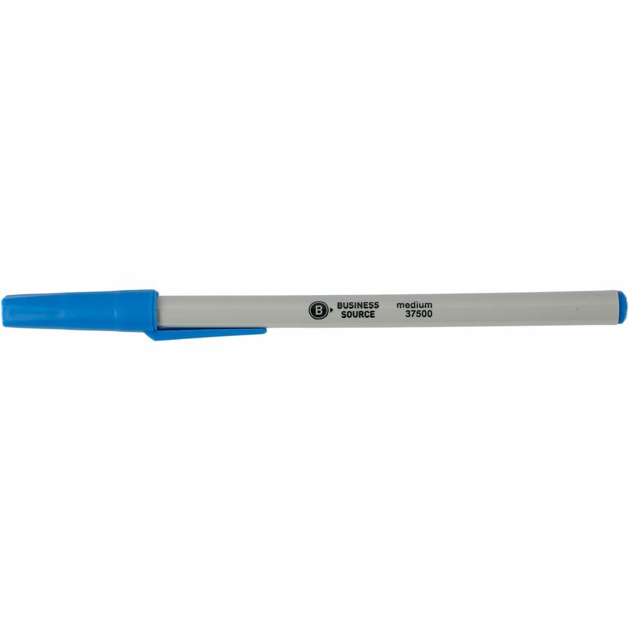 Business Source Medium Point Ballpoint Stick Pens - 37500