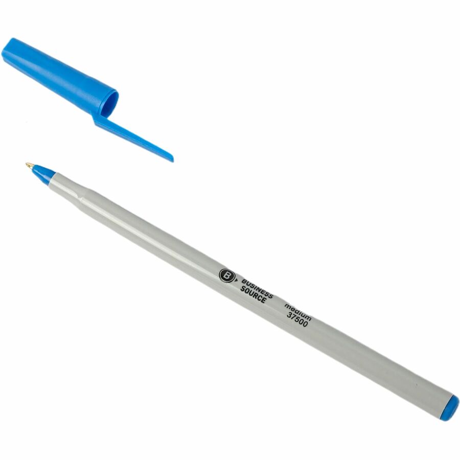 Business Source Medium Point Ballpoint Stick Pens - 37500