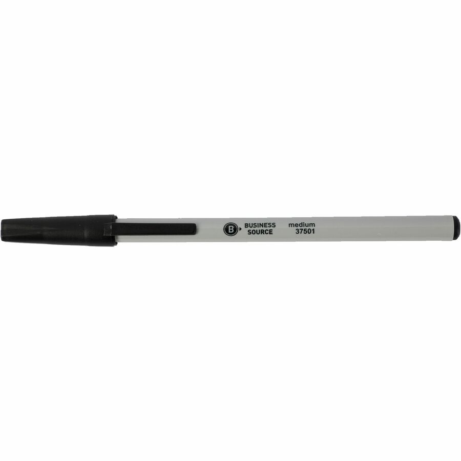 Business Source Medium Point Ballpoint Stick Pens - 37501