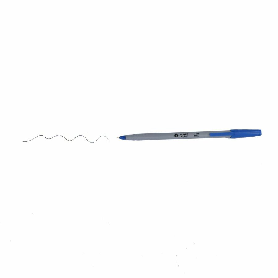 Business Source Fine Point Ballpoint Stick Pens - 37502