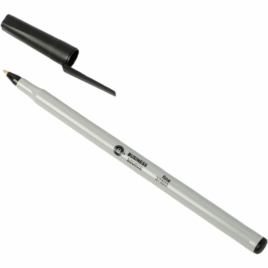 Business Source Fine Point Ballpoint Stick Pens - 37503