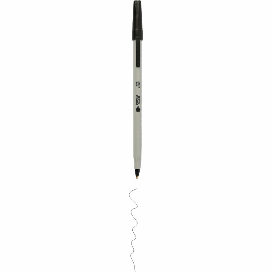 Business Source Fine Point Ballpoint Stick Pens - 37503