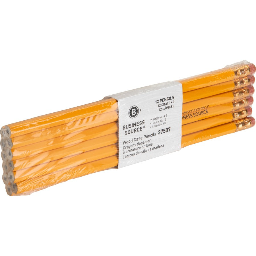 Business Source Woodcase No. 2 Pencils - 37507