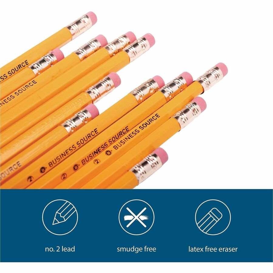 Business Source Woodcase No. 2 Pencils - 37507