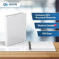 Davis Group Easyview Premium, Angle D Ring, Customizable, View Binder, (White, 1") - 830100