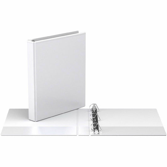 Davis Group Easyview Premium, Angle D Ring, Customizable, View Binder, (White, 1")