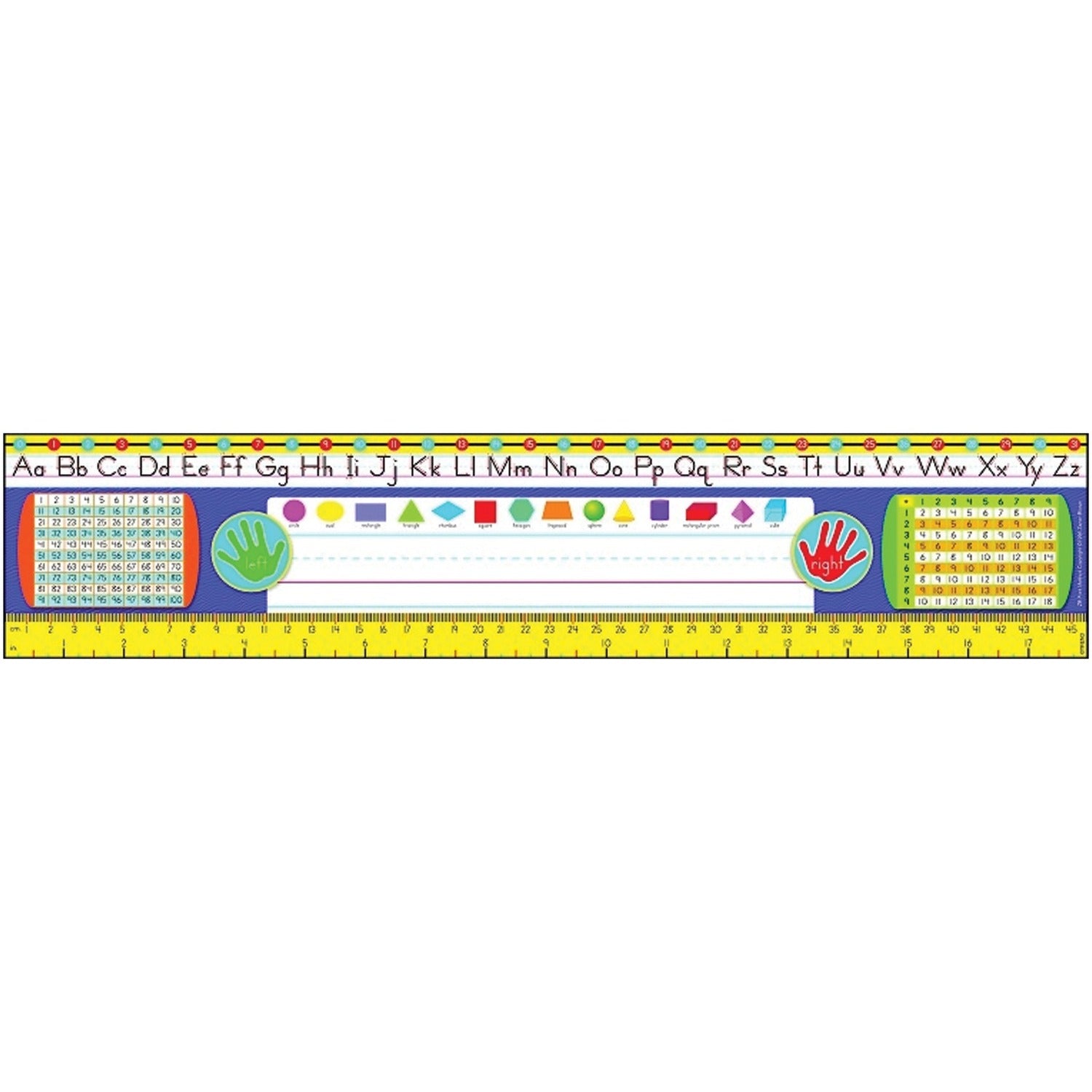 Trend Grades 2-3 Zaner-Bloser Desk Toppers Reference Name Plates