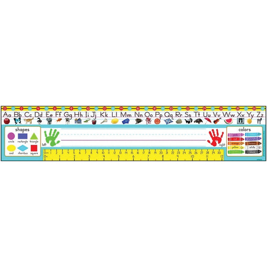 Trend PreK-1 Zaner-Bloser Desk Toppers Reference Name Plates