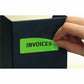Avery High Visibility Removable ID Labels for Laser and Inkjet Printers, 1" x 2-5/8" - 06476