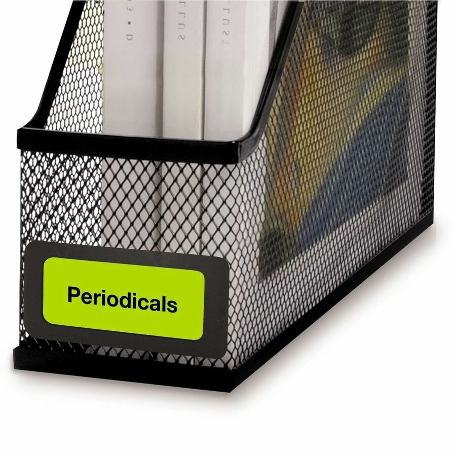 Avery High Visibility Removable ID Labels for Laser and Inkjet Printers, 1" x 2-5/8" - 06476