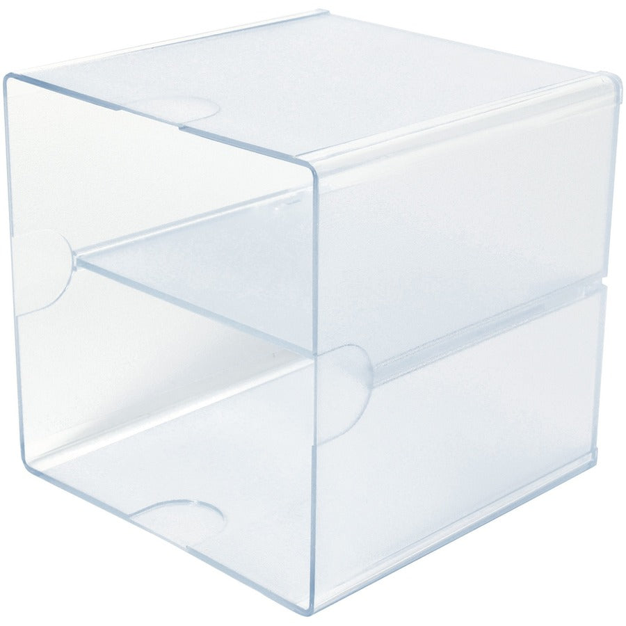 Deflecto Stackable Cube Organizer - 350701