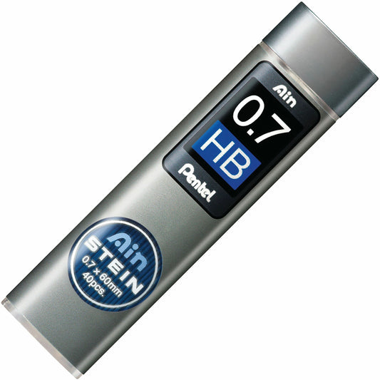 Ain Stein Lead Refill (0.7mm), HB, 40 Leads per Tube