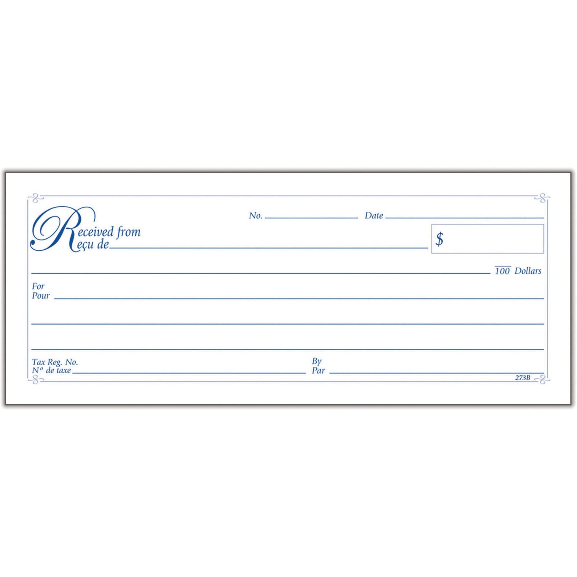 Adams Receipt Book