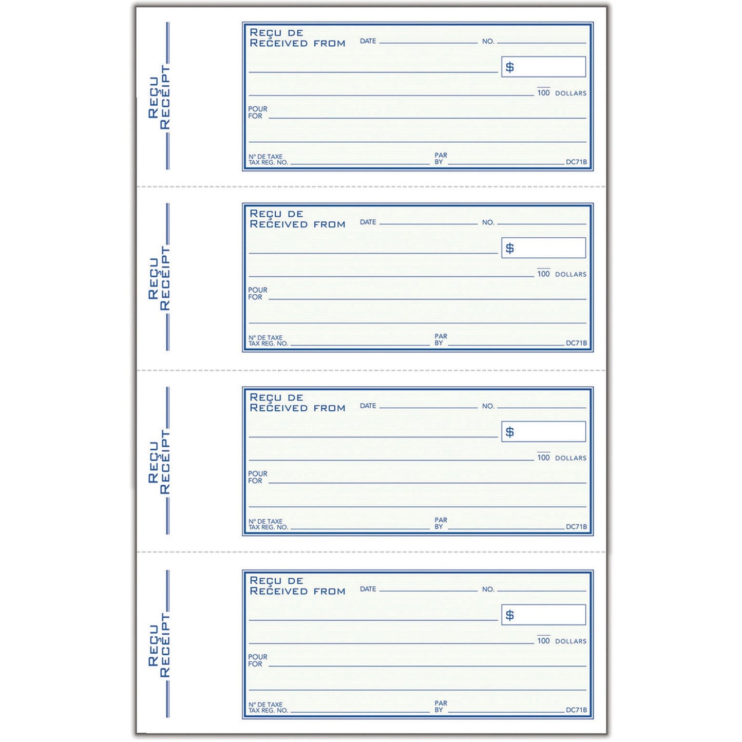 Adams ADC71B Receipt Book