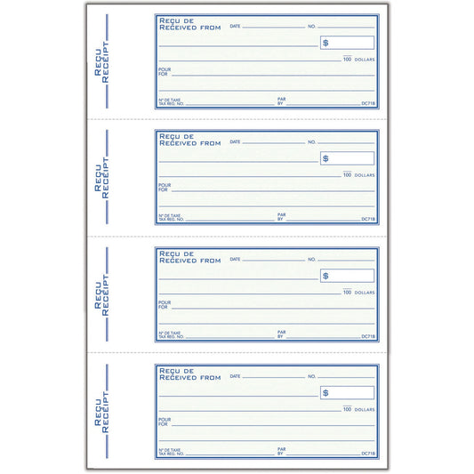 Adams ADC71B Receipt Book