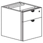 HDL Innovations Hanging Box/File Pedestal - 2-Drawer - INVHPFEZ