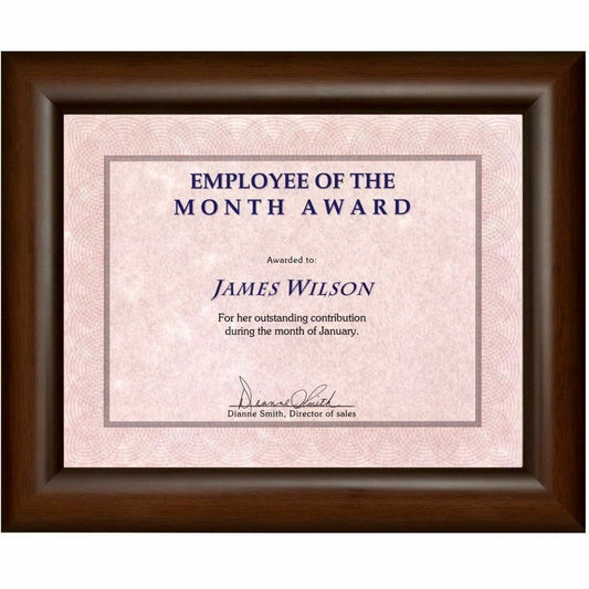 St. James&reg; Certificate/Diploma/Document Frame, 8.5x11" , Milano Cherry, 83912