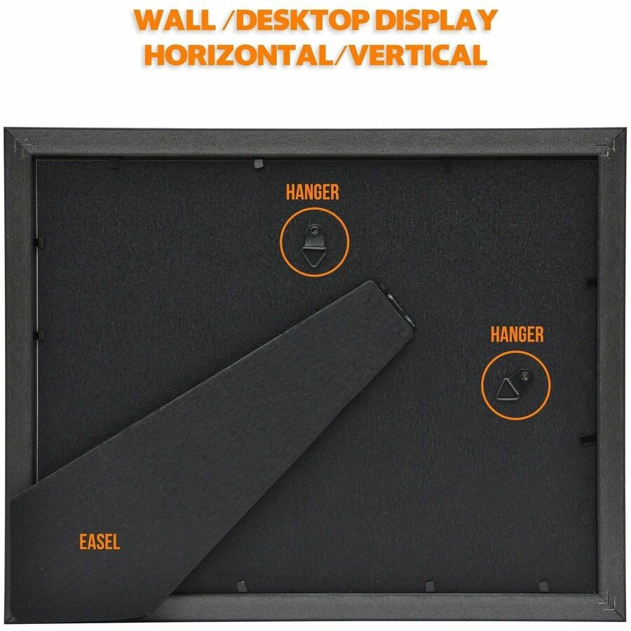 St. James&reg; Certificate/Diploma/Document Frame, 8.5x11" , Milano Glossy Black, 83904 - 83904