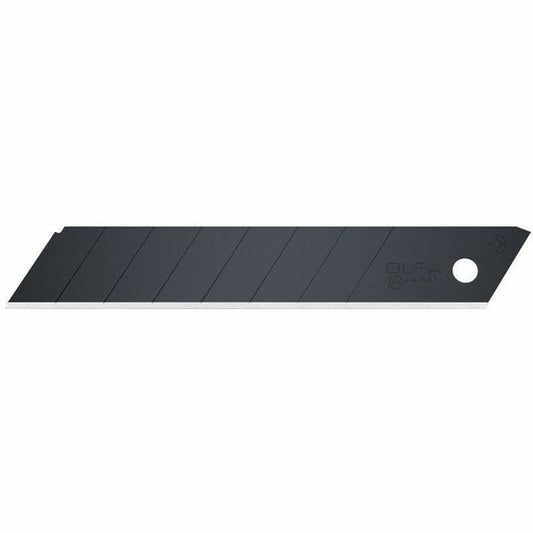 Olfa 10 ultra sharp heavy-duty blades in a plastic case. Blister packed