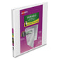 Avery&reg; Durable View Binder 1/2" , Slant D Rings, White - 34075