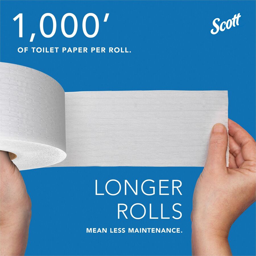 Scott 100% Recycled Fiber High-Capacity Jumbo Roll Toilet Paper - 67805