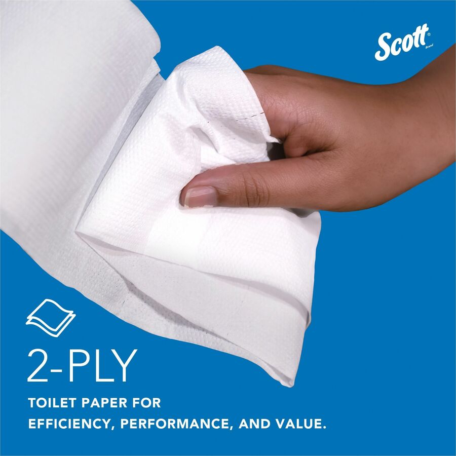 Scott 100% Recycled Fiber High-Capacity Jumbo Roll Toilet Paper - 67805