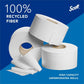 Scott 100% Recycled Fiber High-Capacity Jumbo Roll Toilet Paper - 67805