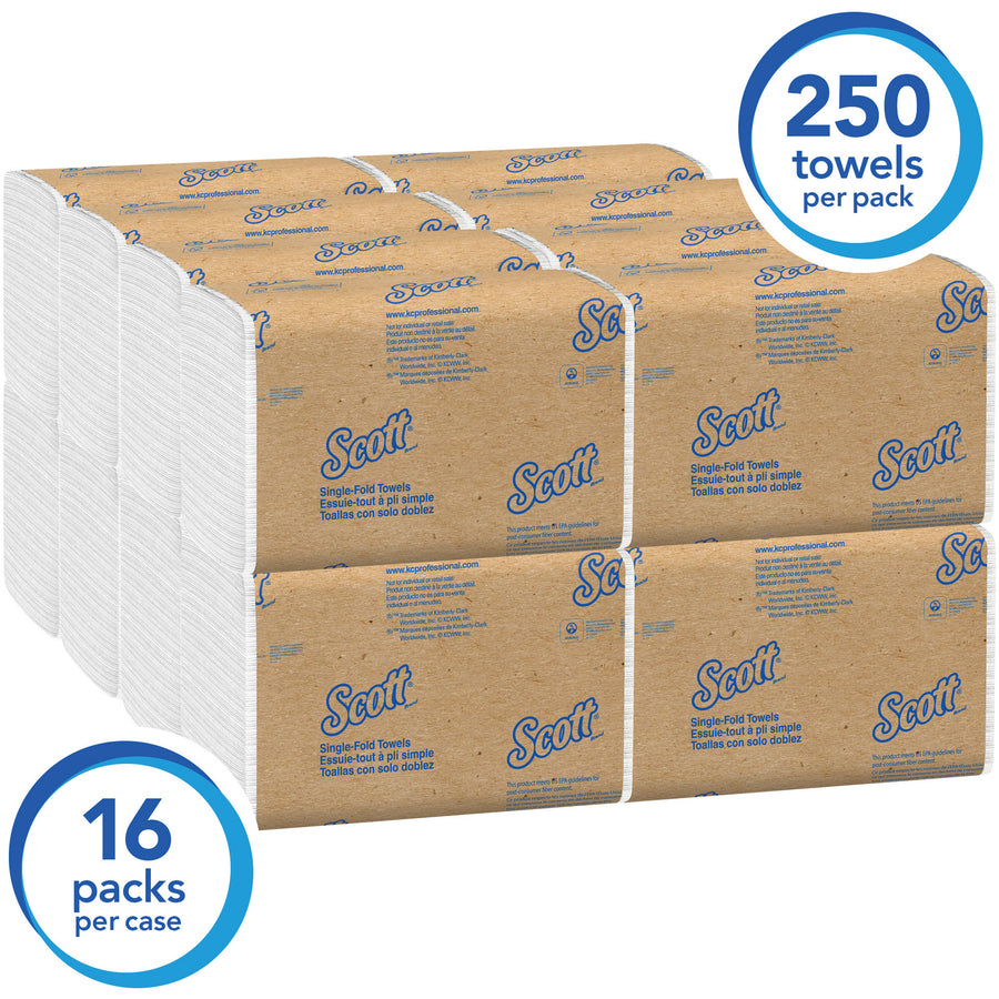 Scott Single-Fold Towels - 01700