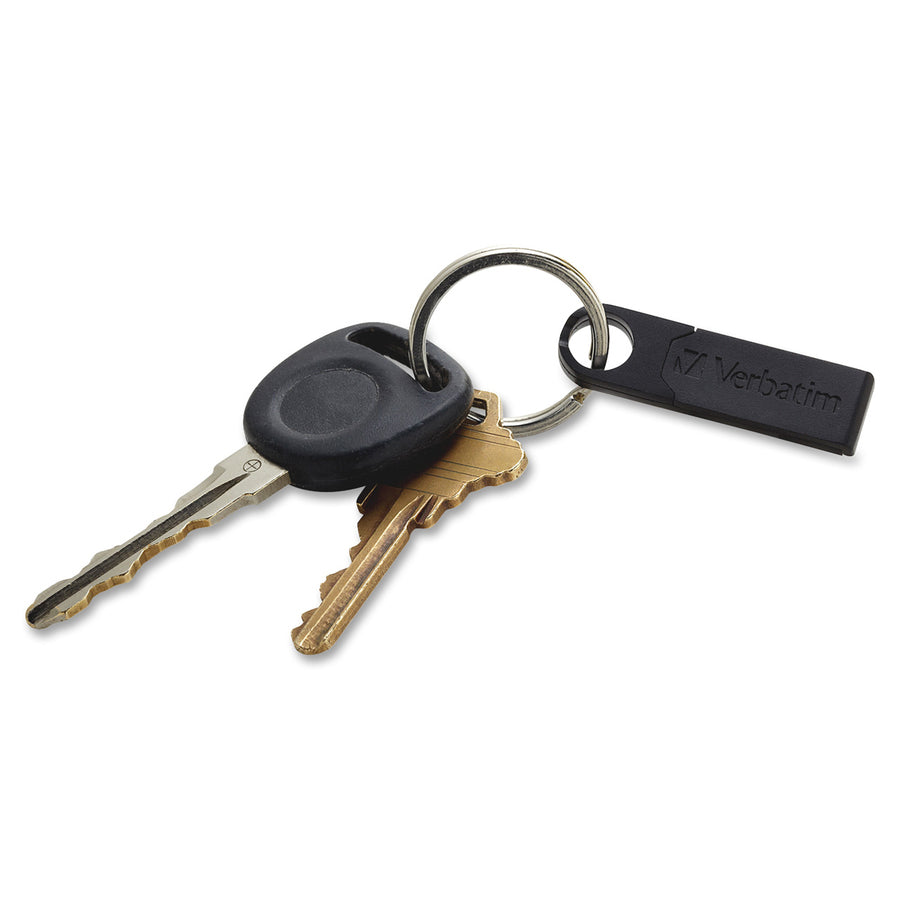 Verbatim 32GB Micro Plus USB Flash Drive - Black - 97763
