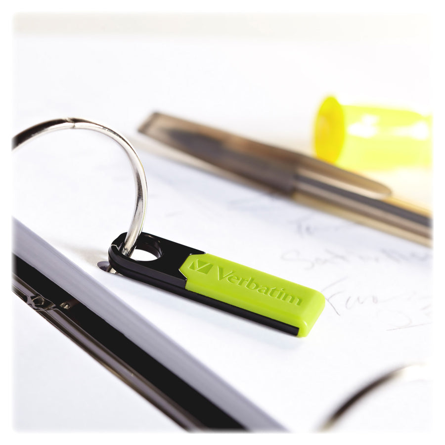 Verbatim 32GB Micro Plus USB Flash Drive - Black - 97763